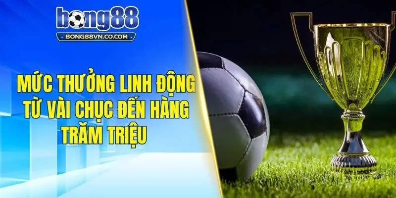 Mức thưởng linh động từ vài chục đến hàng trăm triệu
